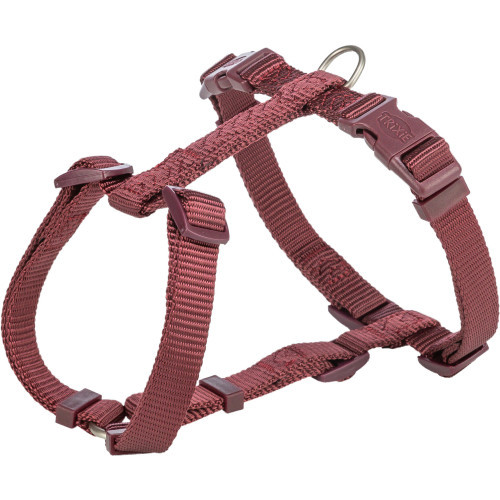 Шлей Trixie Premium H-harness для собак M-L 52-75 см 20 мм бордова Київ - фото 1
