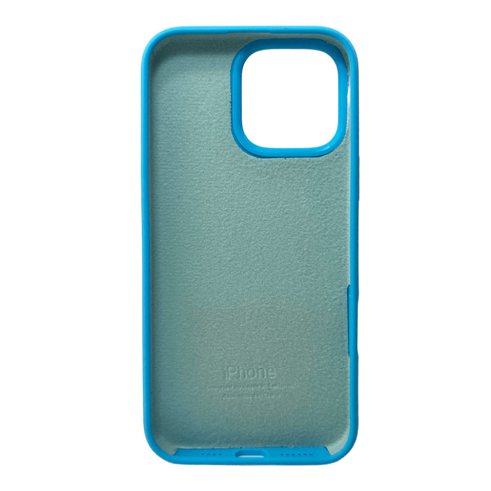 Чохол для смартфона Silicone Full Case AA Open Cam for Apple iPhone 16 Pro 38,Surf Blue Киев - изображение 2