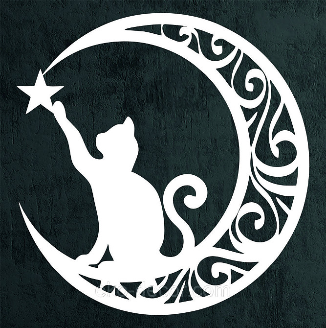 Декоративне настінне 3D Панно «Кіт» Декор на стіну з об'ємом Київ - фото 7