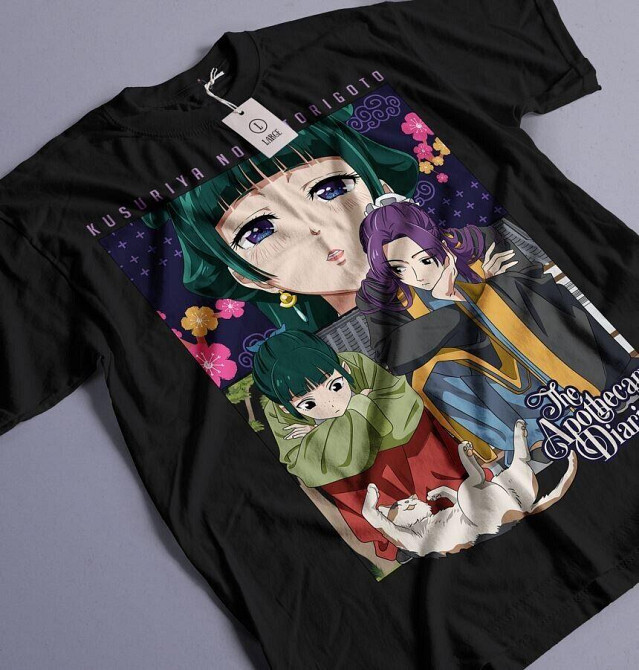 Футболка для мальчика аниме Маомао Апотхекарй Диариес Ессентиал оверсайз (рост от 165 до 180 ) Черний AnimeJ0806m Днепр - изображение 1