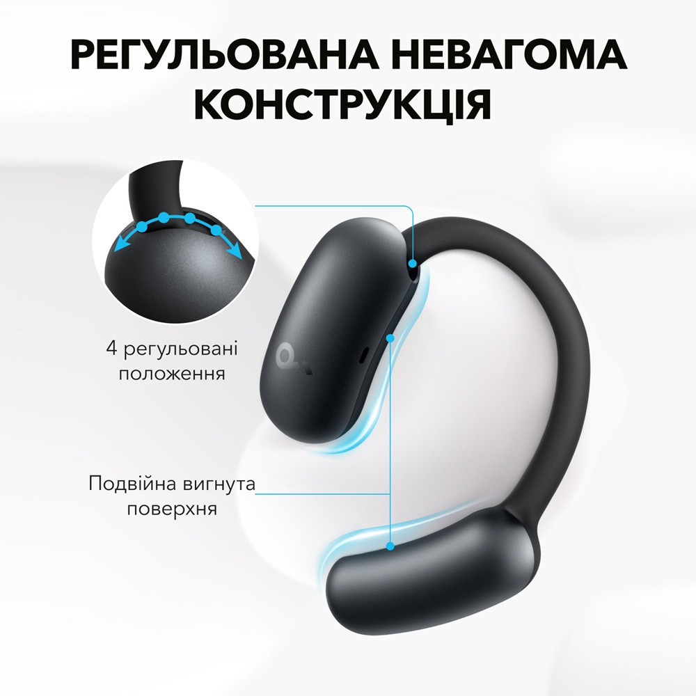 Гарнитура Anker SoundСore AeroFit 2 Black (7079354) Киев - изображение 6