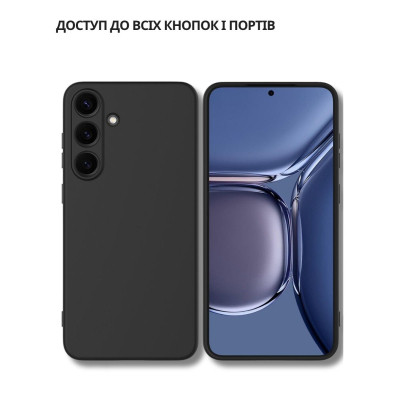 Чехол для мобильного телефона BeCover Silicone Samsung Galaxy S25 FE SM-S731 Black (714388) Винница - изображение 3