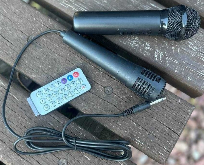 Портативная колонка с 2️⃣ микрофонами и светомузыкой на аккумуляоре.  ‼️ Киев - изображение 1