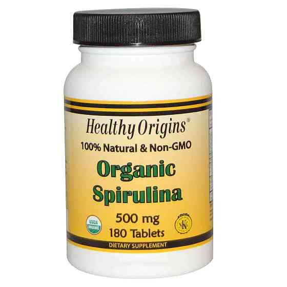 Спирулина Healthy Origins Spirulina 180 таб Киев