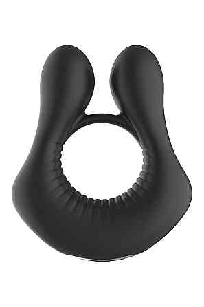 Кільце ерекційне для пеніса з вібрацією Dream Toys чорне Sex Aura Київ