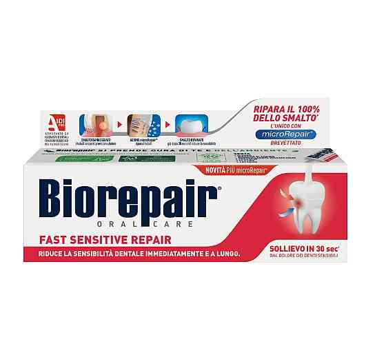 Зубна паста Швидке позбавлення чутливості BioRepair 75 мл Київ