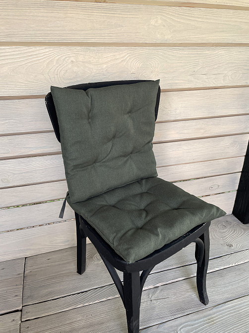 Подушка для стільців (38x38х5 см) Decorator Sawana колір хакі 84-036 Київ - фото 5