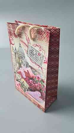 Пакет паперовий подарунковий малий 11/18/5 (арт М016) (12 шт.) Харків