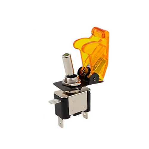 Перемикач, тумблер, вимикач живлення 12В 20А LED, жовтий Вінниця - фото 2