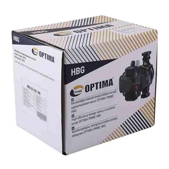 Насос циркуляційний енергоощадний  Optima PRIME HBG 25-105AUTO 180мм Тернополь