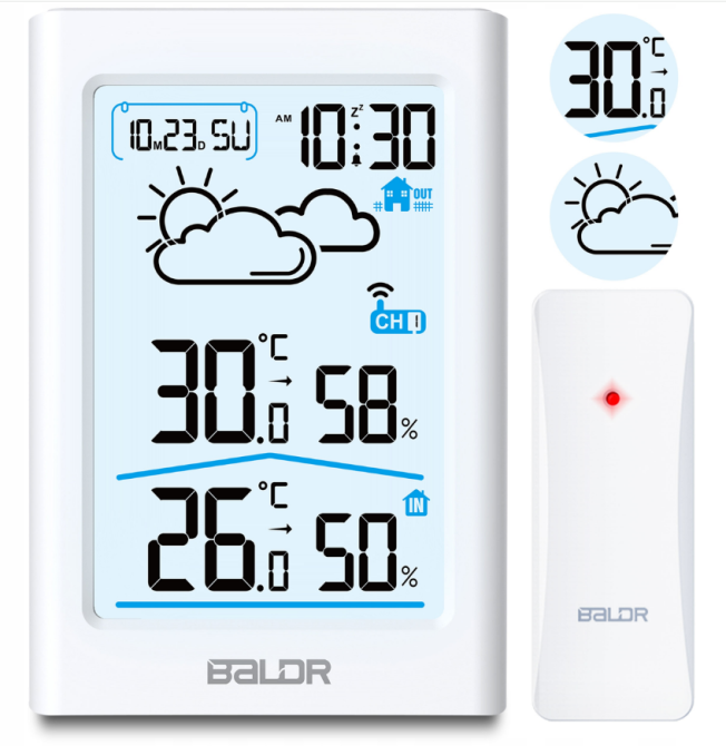 Метеостанція для дому BERDSEN BD-911 White (391101) Київ - фото 1