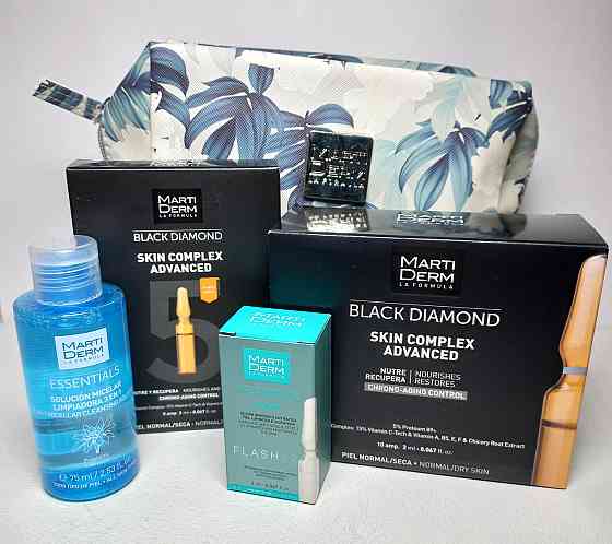Мартідерм набір Блек Даймонд Скін Комплекс Адвансд MartiDerm Set Skin Complex Advanced 10+5 ампул по 2 мл Дніпро