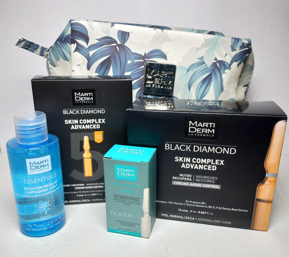 Мартідерм набір Блек Даймонд Скін Комплекс Адвансд MartiDerm Set Skin Complex Advanced 10+5 ампул по 2 мл Дніпро - фото 4