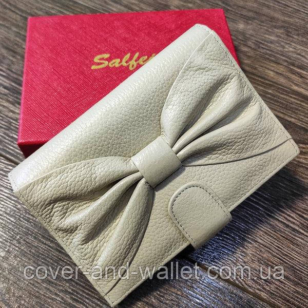 Жіноче портмоне обкладинка для паспорта і грошей білого кольору Salfeite Київ - фото 2