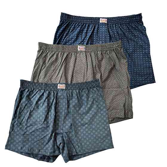 Чоловічі труси Doremi набір 3 шт. Труси сімейні чоловічі Доремі, чоловічі труси боксери 4XL (56) Київ