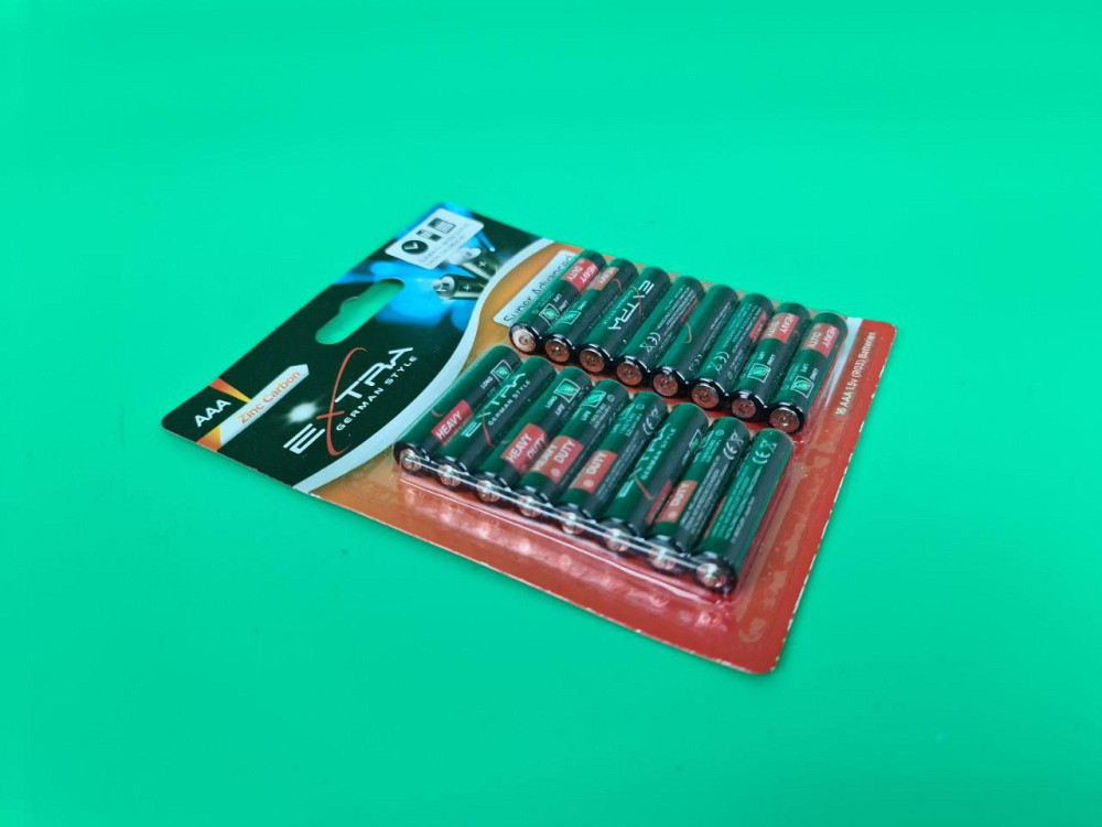 Елемент живлення Батарейка Extra German Style (ААА R3) сольові (Б-16) (16 шт) Харків - фото 2