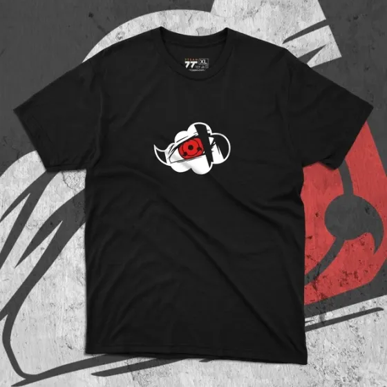 Футболка мужская с принтом Наруто Шарінган Размер 48 Anime0304 Днепр