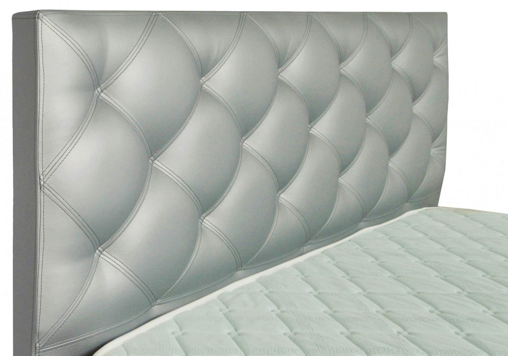 Ліжко Bristol Standart 120 х 200 см Zeus Deluxe Silver Сріблястий Київ - фото 3