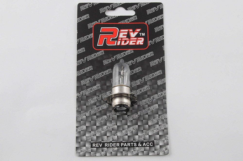 Лампа P15D-25-3 (3 вуса) 12V 18W/18W (біла) (блістер) REV RIDER Київ - фото 1