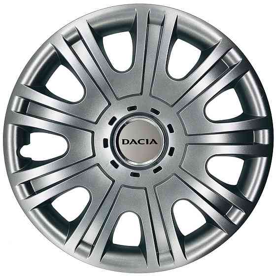 Автомобильные модельные колпаки R15 Dacia 319 4шт, SJS, серебряные Киев