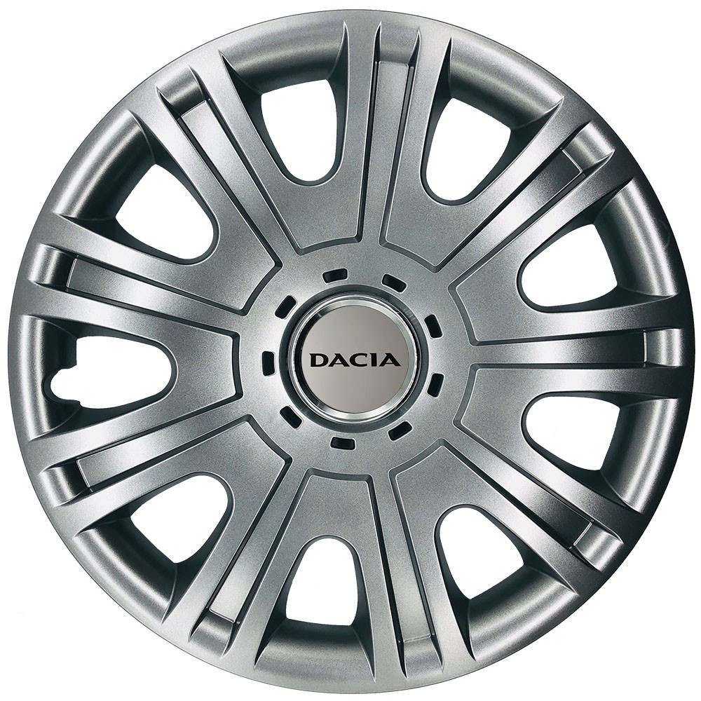 Автомобильные модельные колпаки R15 Dacia 319 4шт, SJS, серебряные Киев - изображение 1