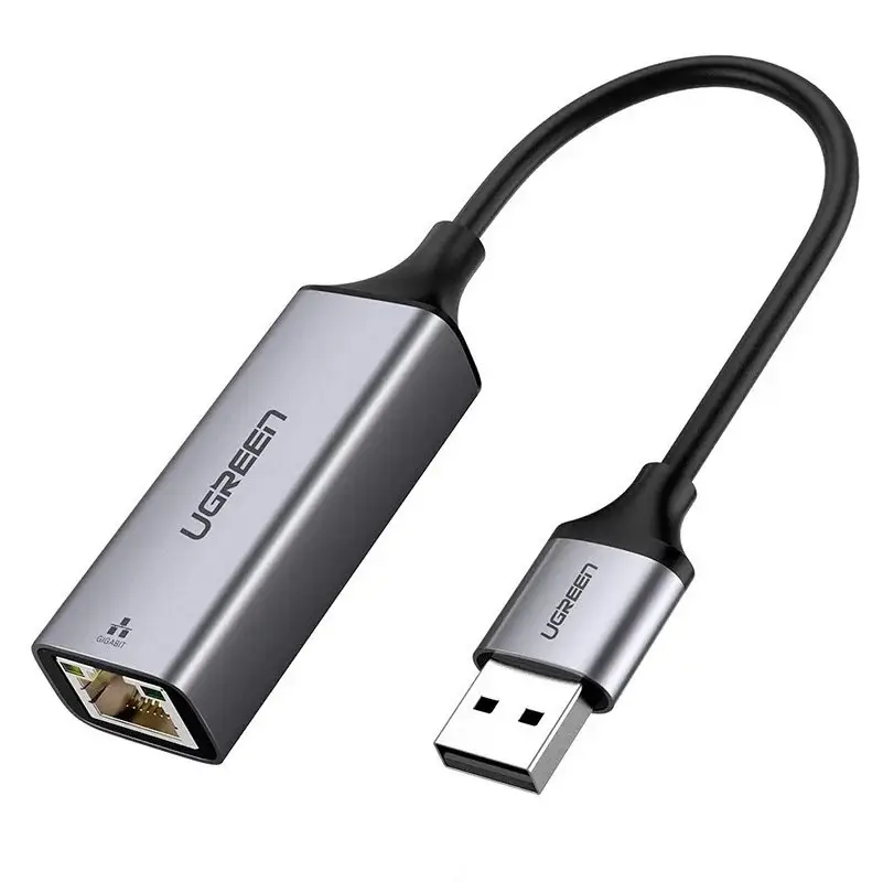 UGREEN USB до RJ45 Ethernet адаптер у алюмінієвому корпусі Київ - фото 1