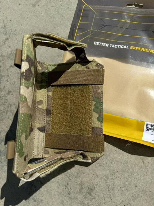 Тактичний нагрудний тримач для смартфона, з кріпленням на бронежилет, Мультикам Одеса - фото 4