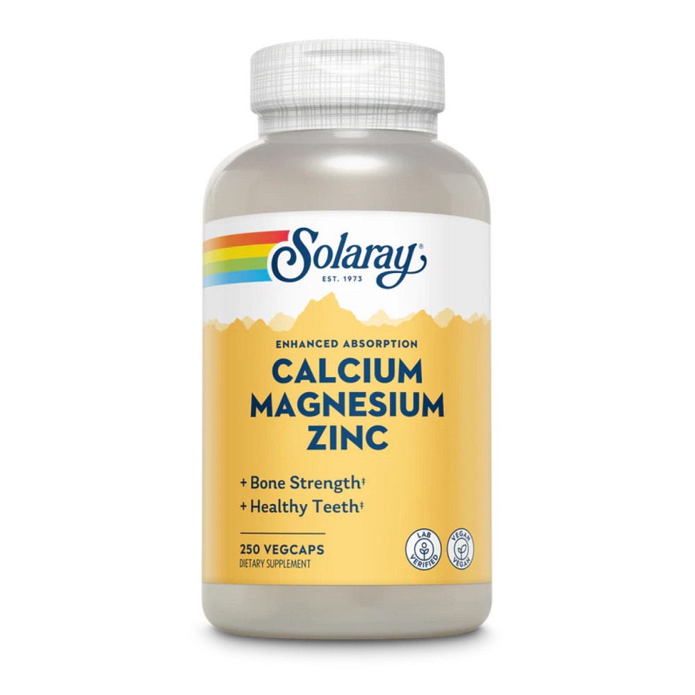 Кальций магний и цинк Solaray Calcium Magnesium Zinc 250 капс Киев - изображение 3