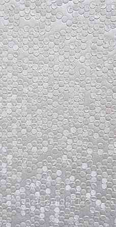Шпалери вінілові на флізеліні AdaWall Signature1.06х10 точки маленькі круги структурні сірі сріблясті 3д Київ