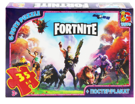 Пазли ТМ "G-Toys" із серії "Fortnite", 35 ел., шт Київ