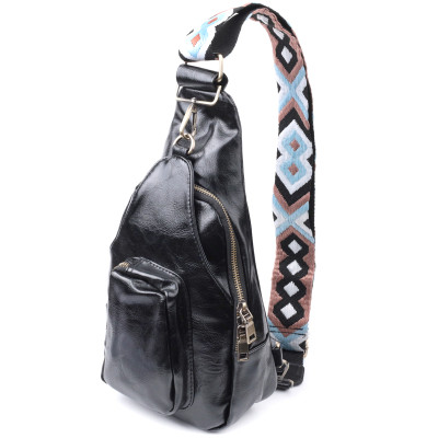 Сумка Vintage Жіноча з екошкіри Чорна (22776) Вінниця - фото 1