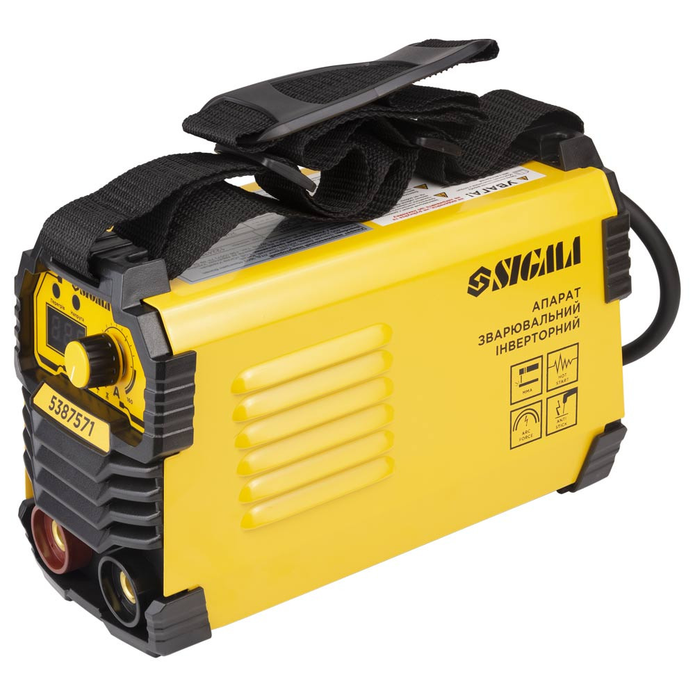 Sigma Аппарат сварочный инверторный ММА-160А электрод 4мм дисплей SIGMA (5387571) Коломия - фото 1