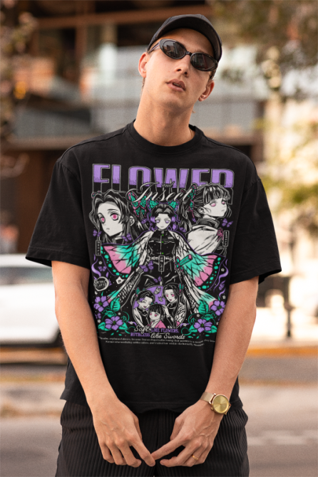 Футболка для мальчика аниме Истребитель демонов оверсайз (рост от 165 до 180 ) Черний AnimeJ0232m Днепр - изображение 2