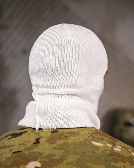 Балаклава трансформер біла ТР6282 Одеса - фото 4