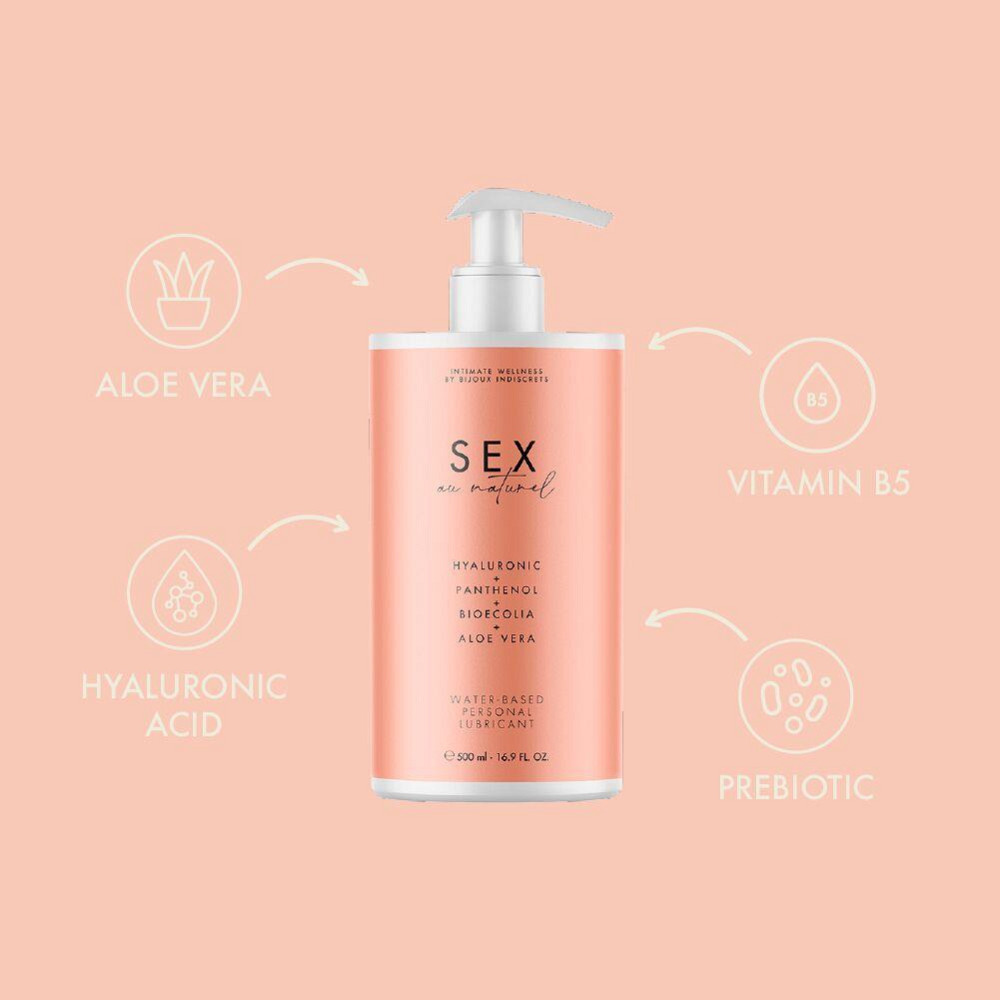Лубрикант на водній основі Bijoux Indiscrets - Sex au Naturel 500 мл Sex Aura Київ - фото 2