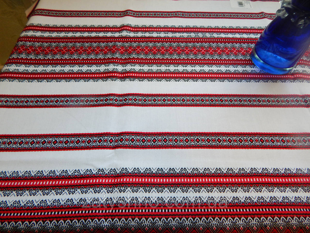 Красная вышитая скатерть Киев - изображение 6