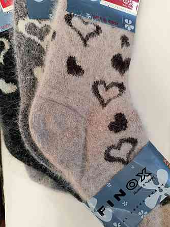 Зимові жіночі шкарпетки Корея Finox ангора розмір 36-40 Сірий Київ