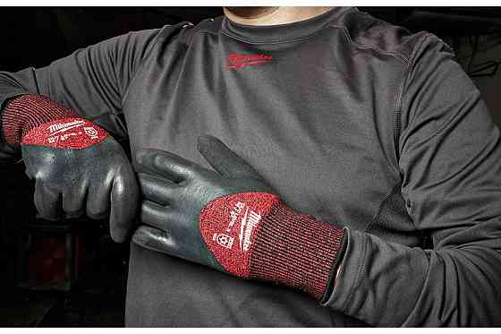 Рукавички зимові із захистом від порізів Milwaukee, рівень 3, розмір L/9 4932471348 Коломия