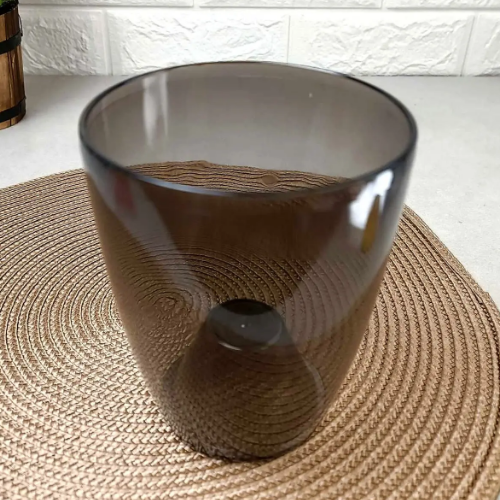 Вазон Орхідея 12*14см коричневий прозорий Алеана Житомир