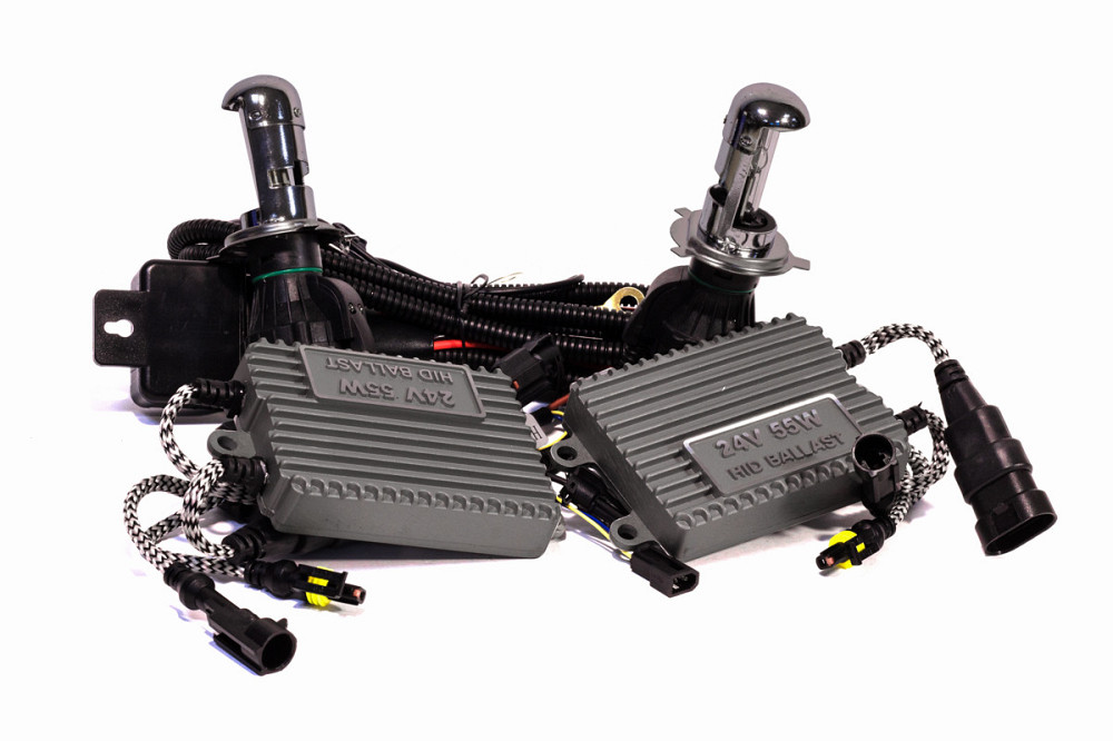 Комплект біксенону КВАНІКТ H4 4300К 24v з блоками AC Харків - фото 1