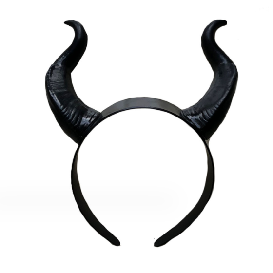 Обруч на Хэллоуин Рога one size черный Киев