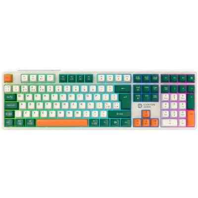 Клавиатура Canyon Shadder GKW-11 RGB Silent Wireless/Bluetooth/USB UA White (CND-SKBW11) Винница