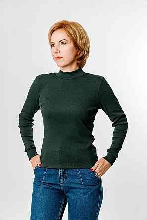 Водолазка жіноча, зелена, топ 52/54 Крохатушка одяг Київ