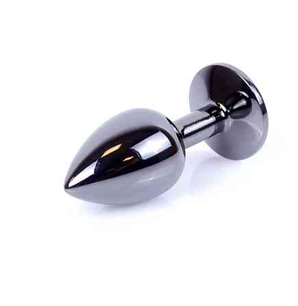 Анальна пробка - Jewellery Dark Silver PLUG- Light Blue Sex Aura Київ