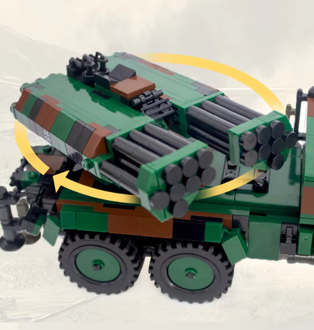 Конструктор детский Войнная машина LARS 2 артиллерийская установка на 986 деталей Каменец-Подольский - изображение 6