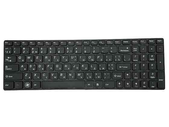 Клавиатура для ноутбука Lenovo IdeaPad (G580, G585, Z580, Z585, Z780) Black, (Black Frame), UA Вінниця
