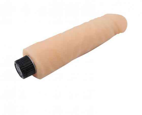 Вібромасажер 7.5" Vibrating Cock No.04, Flesh Sex Aura Київ