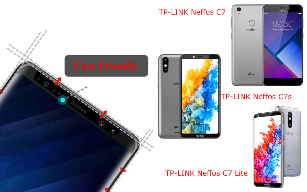 Защитное стекло HyperGlass Pro для TP-LINK Neffos C7, Neffos C7s, Neffos C7 Lite – максимальная Киев - изображение 4