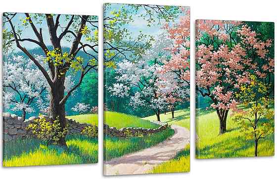 Модульная картина Весна Сад Art-11_3 Киев