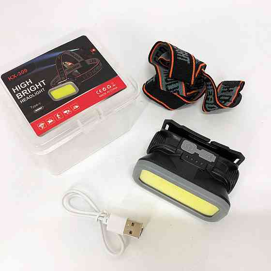 Фонарик налобник, Фонарь налобный для рыбалки Police, Мощный фонарик светодиодный на голову RU-32 Львов